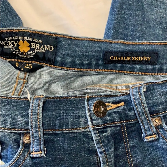 Lucky brand Charlie skinny jeans - Picture 6 of 8